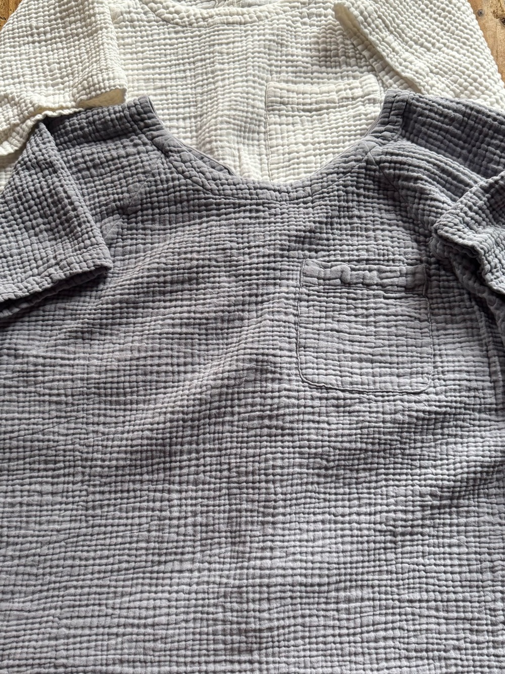 Madewell Lightspun Renwood Button-back Top 2-Piece Bundle